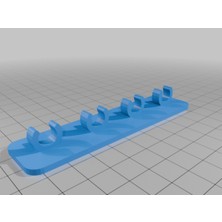 Akaslan Plastik Duvar Tipi Fırça Başlığı Tutucu – 3D Baskı Banyo Aparatı (Bu Ürün Sadece Plastik Parçadır - Almadan Önce Soru Sorabilirsiniz)