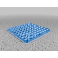 Akaslan Plastik Decfinity 90MM x 90MM 9x9 Taban Plakası 3D Baskı (Bu Ürün Sadece Plastik Parçadır - Almadan Önce Soru Sorabilirsiniz)