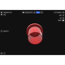 Akaslan Plastik Filament Tutucu Için Uç Kapaklar 1 Çap Delik 3D Baskı (Bu Ürün Sadece Plastik Parçadır - Almadan Önce Soru Sorabilirsiniz)