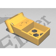 Akaslan Plastik Geprc Mark4 Gps Vtx Anten Montajı Mark 4 Clone Hglrc M100 5883 M10 Gps 3D Baskı (Bu Ürün Sadece Plastik Parçadır - Almadan Önce Soru Sorabilirsiniz)