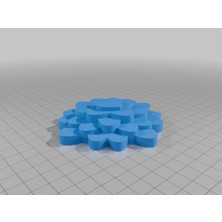 Akaslan Plastik Love Kalpli Kurabiye Kalıbı (Bu Ürün Sadece Plastik Parçadır - Almadan Önce Soru Sorabilirsiniz)