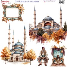 İstanbul Hobi Ütü ile Rub On Transfer Kağıdı 30X30CM RB-267