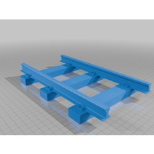 Akaslan Plastik Ahşap Demiryolu Rayı G6 Dar Hat (Bu Ürün Sadece Plastik Parçadır - Almadan Önce Soru Sorabilirsiniz)