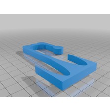 Akaslan Plastik Çoklu Çanta Askısı – 3D Baskı Duvar Organizer (Bu Ürün Sadece Plastik Parçadır - Almadan Önce Soru Sorabilirsiniz)