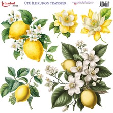 İstanbul Hobi Ütü ile Rub On Transfer Kağıdı 30X30CM RB-329