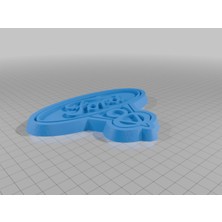 Akaslan Plastik Ford V8 Pahlı Amblem 3D Baskı (Bu Ürün Sadece Plastik Parçadır - Almadan Önce Soru Sorabilirsiniz)