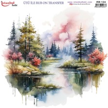 İstanbul Hobi Ütü ile Rub On Transfer Kağıdı 30X30CM RB-124