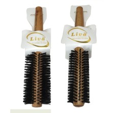 Maarketim Liva 540-350 Saç Fırçası Yanmaz Profesyonel Fön Fırçası 2 Adet