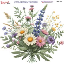 İstanbul Hobi Ütü ile Rub On Transfer Kağıdı 30X30CM RB-391