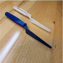 Akaslan Plastik Epoksi ve Boya Karıştırma Spatulası – 3D Baskı Hobi Aleti (Bu Ürün Sadece Plastik Parçadır - Almadan Önce Soru Sorabilirsiniz)
