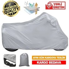 Honda Crf 250 R Yeni Özel Motor Brandası Arka Çanta Uyumlu (Bağlant,kilit Uyumlu)   4 Mevsim Koruma Gri