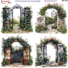İstanbul Hobi Ütü ile Rub On Transfer Kağıdı 30X30CM RB-445