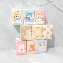 Esranın Dünyası Sevimli Figürlü Çocuk Mendili 9'lu Paket