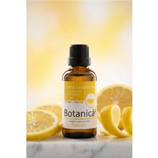 Botanica %100 Saf Limon Kabuğu Yağı Masaj Selülit Karşıtı Canlandırıcı Doğal Uçucu Bitkisel Bakım 50 ml