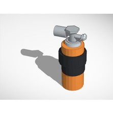 Akaslan Plastik Oyun Temalı Nitro Bidon Modeli – 3D Baskı Koleksiyon Parçası (Bu Ürün Sadece Plastik Parçadır - Almadan Önce Soru Sorabilirsiniz)