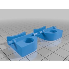 Akaslan Plastik Black And Decker 16V CH1401L Toz Süpürge Klipsleri 3D Baskı (Bu Ürün Sadece Plastik Parçadır - Almadan Önce Soru Sorabilirsiniz)