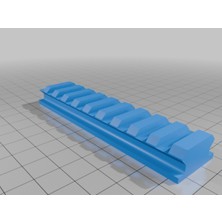 Akaslan Plastik Desert Eagle Picatinny Ray – 3D Baskı Silah Aksesuarı (Bu Ürün Sadece Plastik Parçadır - Almadan Önce Soru Sorabilirsiniz)