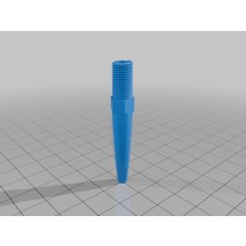 Akaslan Plastik Top Şişirme Adaptörü 3D Baskı (Bu Ürün Sadece Plastik Parçadır - Almadan Önce Soru Sorabilirsiniz)