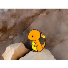 Akaslan Plastik 3D Baskı Sevimli Charmander Pokémon Chibi Buzdolabı Mıknatısı Anahtarlık (Bu Ürün Sadece Plastik Parçadır - Almadan Önce Soru Sorabilirsiniz)