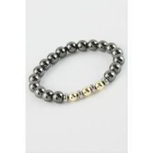 Zero Land Hnrlishp Hematit Doğaltaşlı Bileklik - Sarı