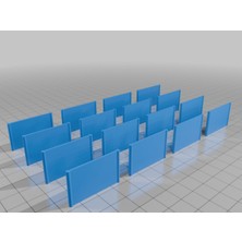 Akaslan Plastik Anne & Baba Anahtarlık Seti – 3D Baskı Keychain (Bu Ürün Sadece Plastik Parçadır - Almadan Önce Soru Sorabilirsiniz)