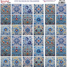 İstanbul Hobi Ütü ile Rub On Transfer Kağıdı 30X30CM RB-176