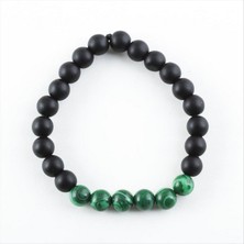 Zero Land Hnrlishp Doğaltaş Bileklik - Yeşil