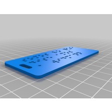 Akaslan Plastik Aw Somos Braıle 3D Baskı (Bu Ürün Sadece Plastik Parçadır - Almadan Önce Soru Sorabilirsiniz)