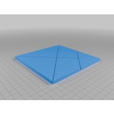 Akaslan Plastik Tangram Sw One Piece 200 Diyagonal (Bu Ürün Sadece Plastik Parçadır - Almadan Önce Soru Sorabilirsiniz)