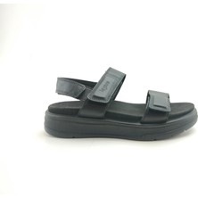 Legero Deri Ortopedik Kadın Sandalet 000327-0100 - Siyah Siyah