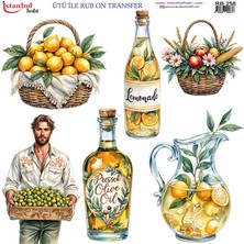 İstanbul Hobi Ütü ile Rub On Transfer Kağıdı 30X30CM RB-258