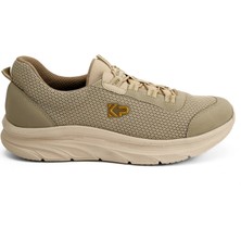 King Paolo Sneaker Tekstil Yürüyüş Unisex Bağcıklı Ayakkabı KP5121 Bej