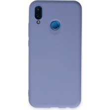 Hnrlishp Newface Huawei P20 Lite Kılıf Nano Içi Kadife Silikon - Lila