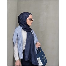 Bushu Monogram Twill Şal 70X190