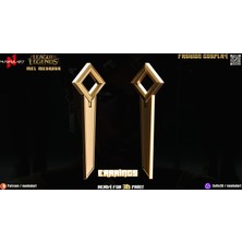 Akaslan Plastik Mel Medarda-E-E-E-E-E-E-Fazraklar Cosplay-Lig Legends-3d BASKI-STL-6910313 (Bu Ürün Sadece Plastik Parçadır - Almadan Önce Soru Sorabilirsiniz)