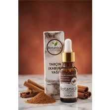 Botanica %100 Saf Tarçın Yağı Selülit Karşıtı Sıkılaştırıcı Cilt Bakımı Doğal Uçucu Bitkisel Damla 20 ml