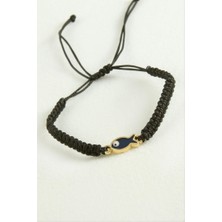 Zero Land Hnrlishp Balık Makrome Ip Bileklik - Siyah