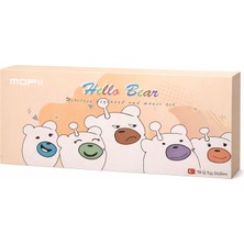Mofii Ayıcık Desenli Kablosuz Renkli Yuvarlak Tuşlu Türkçe Klavye Mouse Set
