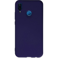 Hnrlishp Newface Huawei P20 Lite Kılıf Nano Içi Kadife Silikon - Mor