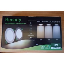 Akaslan Plastik Benaep LED Gömme Tavan Işıkları Adaptörü (Bu Ürün Sadece Plastik Parçadır - Almadan Önce Soru Sorabilirsiniz)