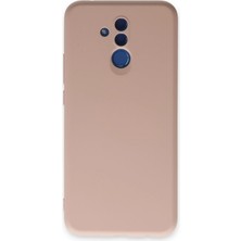 Hnrlishp Newface Huawei Mate 20 Lite Kılıf Nano Içi Kadife Silikon - Pudra
