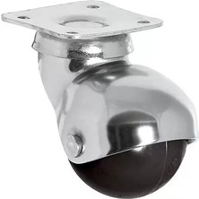 Tify Küre Teker-Ofis Koltuk Dolap 360 Derece Döner Tablalı Metal Küre Tekerlek - 40 mm Çap