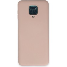 Hnrlishp Newface Xiaomi Redmi Note 9  Kılıf Nano Içi Kadife Silikon - Pudra