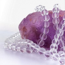 Zero Land Hnrlishp 8 mm Şeffaf  Kuvars Taşı - Şeffaf