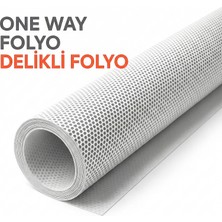 Ferizli Reklam Premium One Way Vision - Delikli Folyo - Içeriden Dışarıyı Gösteren Cam Giydirme