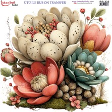 İstanbul Hobi Ütü ile Rub On Transfer Kağıdı 30X30CM RB-332