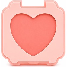 3b Trend Rose Sweet Cheeks Tekli Mat Allık No:4 Kalp Desenli Doğal Görünüm Veren Kadifemsi Mat Blush