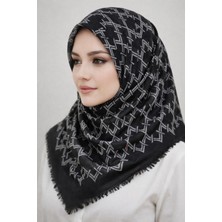 Sinem Emprime Koton Eşarp -  Siyah / GRI-6291-10