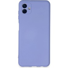 Hnrlishp Newface  Galaxy A04E Kılıf Nano Içi Kadife Silikon - Lila