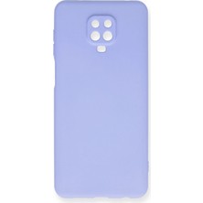 Hnrlishp Newface Xiaomi Redmi Note 9  Kılıf Nano Içi Kadife Silikon - Lila
